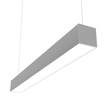  Flos In-Finity 100 Suspension Down 3000K Micro-Prismatic Diffuser Dali Anodized Grey N10D053U02.DA PS1031246-55060