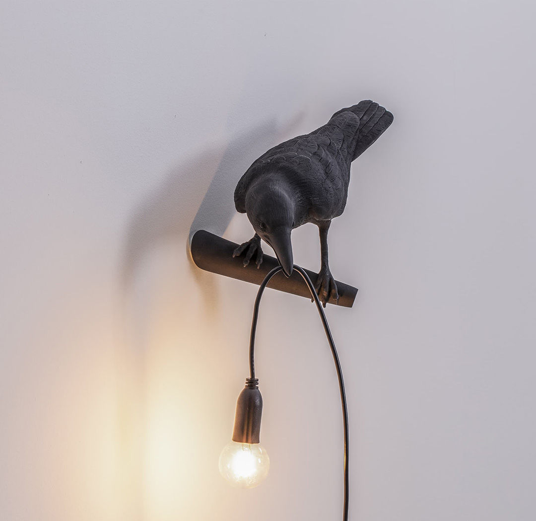 Бра Seletti Bird Lamp Looking Left черное PS2142385