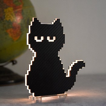 Pixel Black Cat Studio Cheha