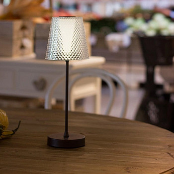 LA ANGINA/A M коричневая с акриловым абажуром Contemporanea